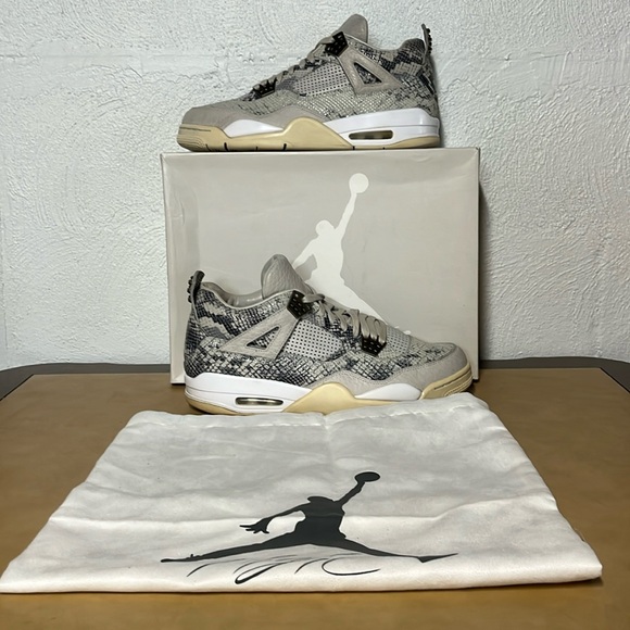 Air Jordan 4 Retro Premium Snakeskin - Picture 1 of 5